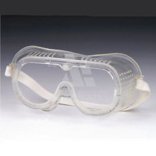 Wrap Around PVC Soft Frame Clear PC Lens Protective Safety Goggles